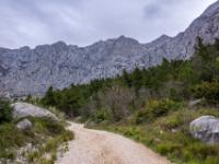 Auf Forststraße entlang dem Biokovo Massiv